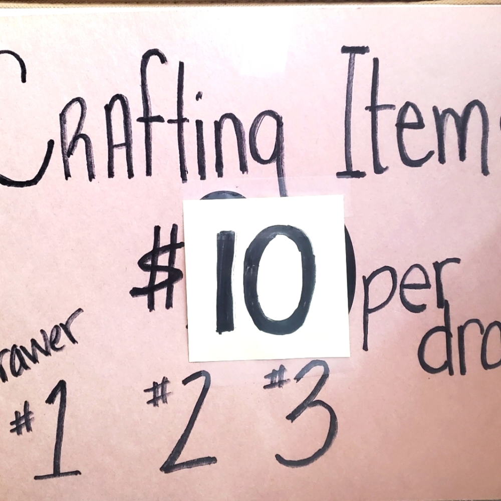 🌼Drawer #1 Crafting Items  (20)items